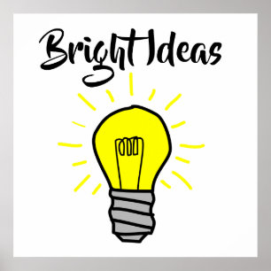 Poster Ideias brilhantes
