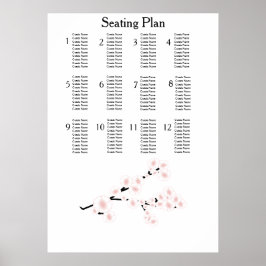 Poster Ideias de Casamento Simples e Elegante de Cherry B