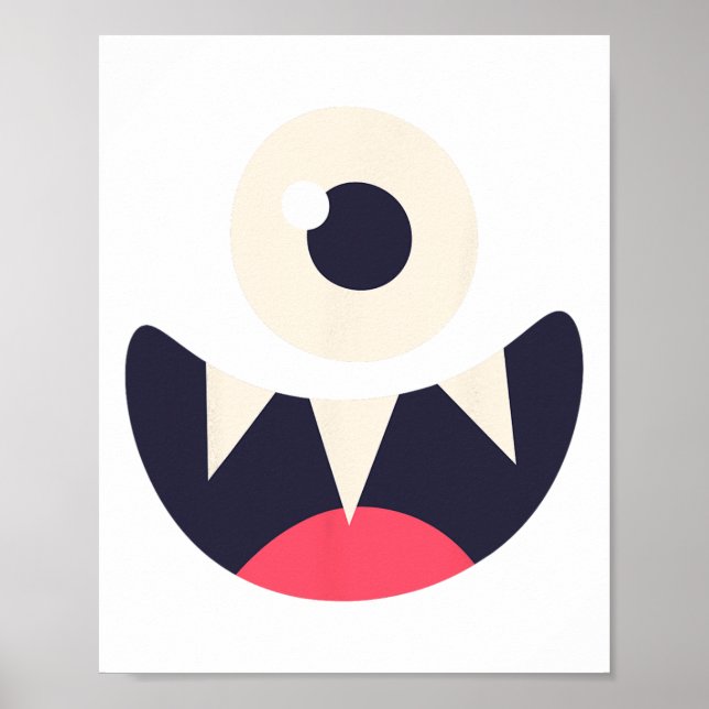 Poster Ideias de Figurino Fácil de Monstro de Olhos Gráfi (Frente)