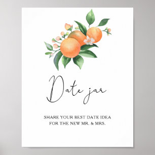 Poster Ideias de noite de encontro com Citrus. Jogo de ca