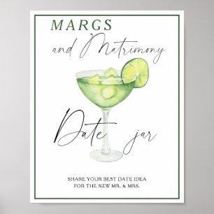 Poster Ideias de noite para chá de noiva Margarita