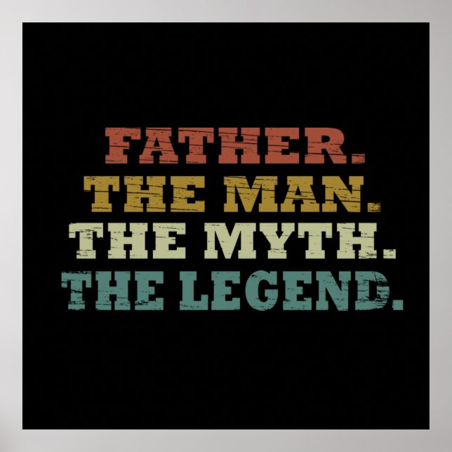 Poster ideias de presentes de dia de os pais (Frente)