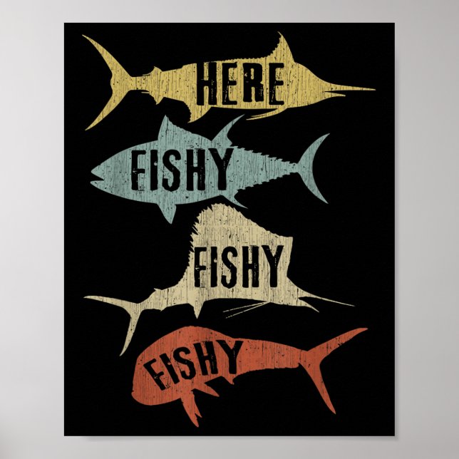 Poster Idéias de Presentes de Pesca em Água Salgada Diver (Frente)