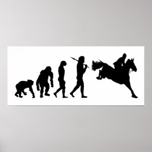 Poster Ideias de salto do presente dos cavaleiros da