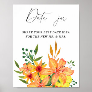 Poster Ideias para noite de encontro na primavera. Jogo d