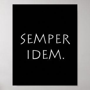 Poster Idem Semper