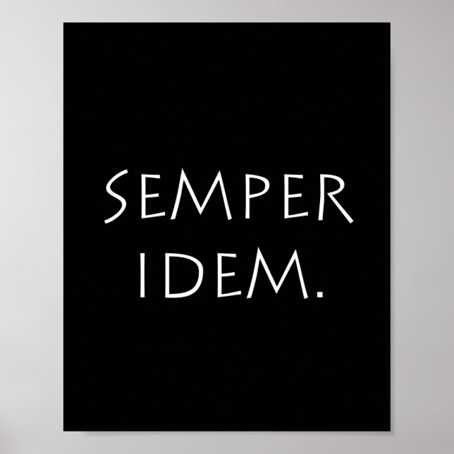 Poster Idem Semper (Frente)