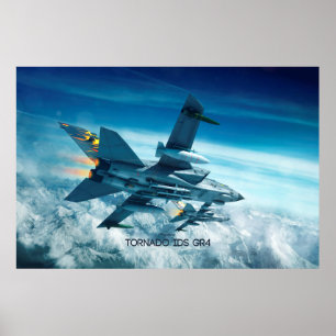 Poster Identificação GR4 do furacão de Panavia do post