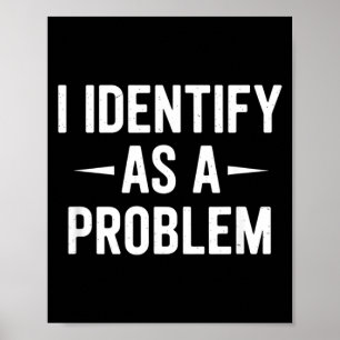 Poster Identificar Como Um Problema Humor Engraçado Piada