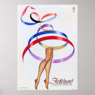 Poster IDEWE Mulheres A Atacar A Hosiery French Fashion A