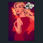 Poster IDGAF Citação Ditos Pun, Engraçado Punny Pop Art<br><div class="desc">Engraçado, impressão de arte festiva e divertida. Adicione um alivio cômico à sua casa ou escritório com esta engraçada Canvas Art apresentando uma ilustração de beleza loira de "Sentir-se tipo IDGAF - ish Today". Pop de Arte Engraçado. Linda mulher loira pensando. Engraçado meme poster. Perfeito para iluminar qualquer espaço com...</div>