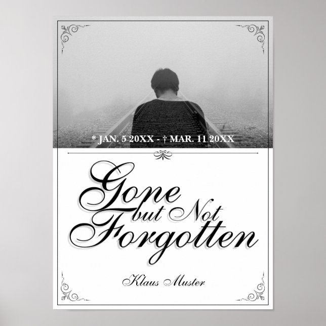 Poster Ido mas não esquecido - Clássico (Frente)