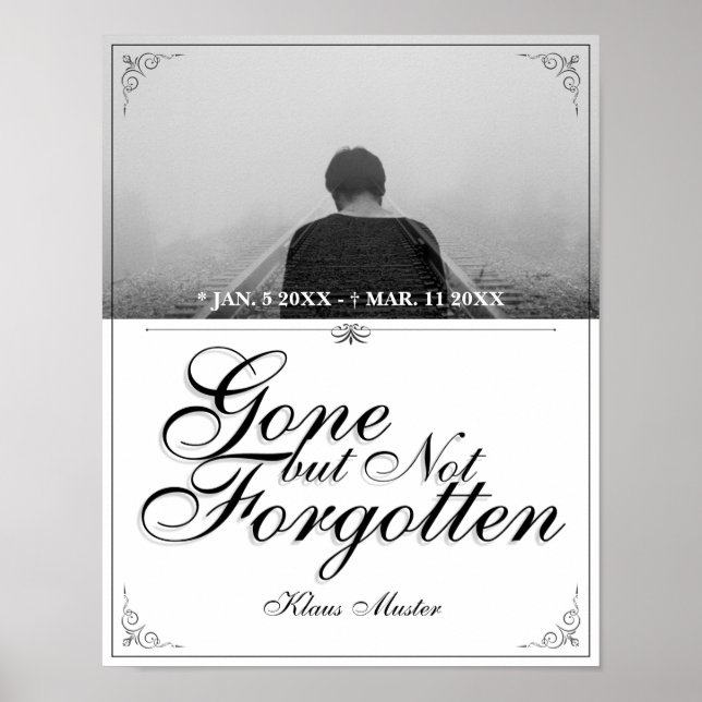 Poster Ido mas não esquecido - Clássico (Frente)