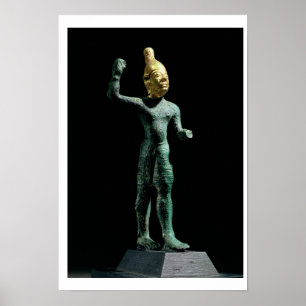 Pôster Ídolo do Baal do deus da tempestade, de Syria,