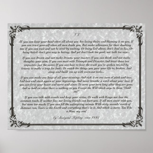 Pôster IF Inspirando Poema para Jovens por Rudyard Kiplin (Frente)