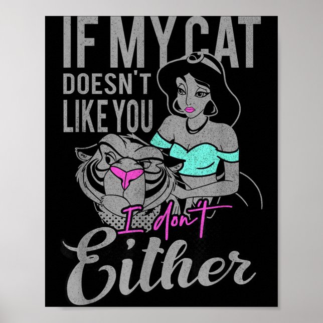 Poster If My Cat Doesn't Like You I Don't  (Frente)