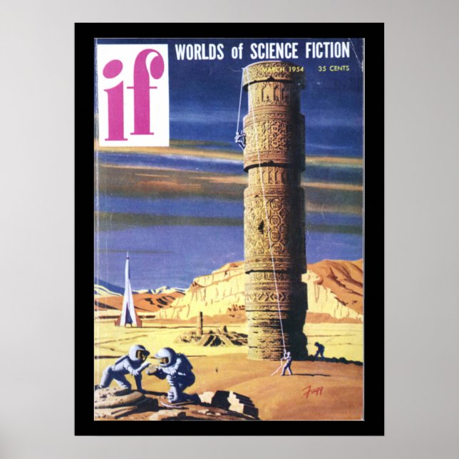 Pôster If v03 n01 (1954-03.Quinn)_Pulp Art (Frente)