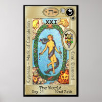 Ifdawn DeepdreTarot Key 21 ~ O mundo