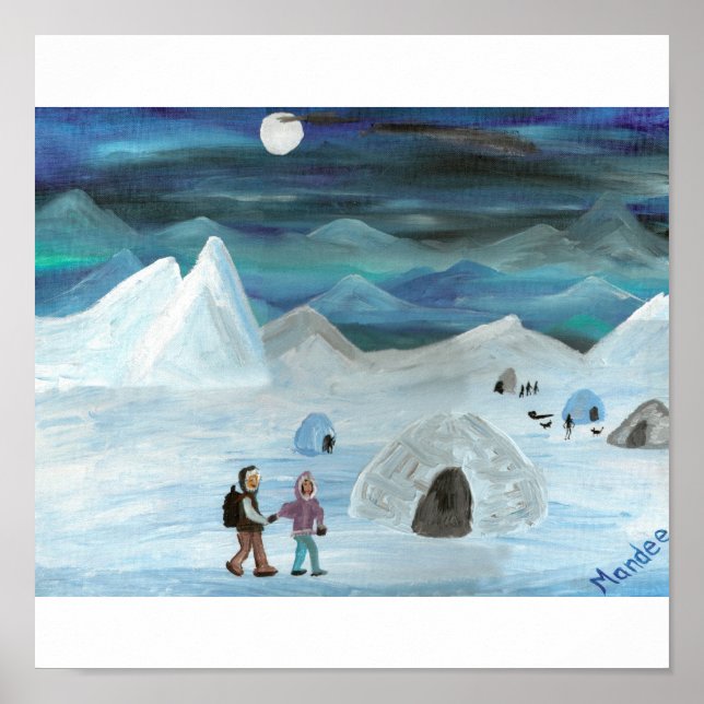 Poster igloo (Frente)