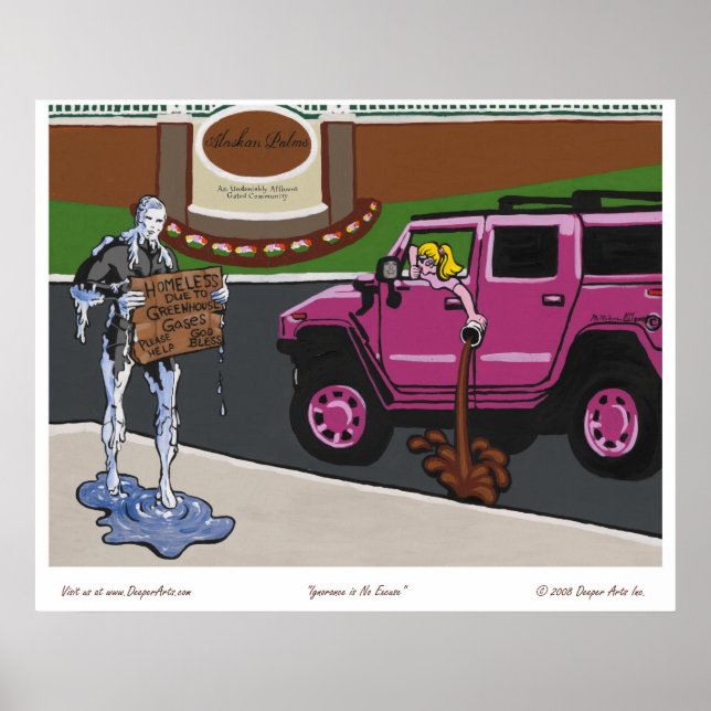 Poster Ignorar não é desculpa (Frente)