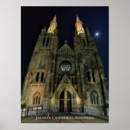 Poster Igreja Católica Catedral Arquitetura Neo Gótica