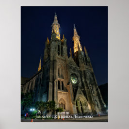 Poster Igreja Católica Catedral Arquitetura Neo Gótica