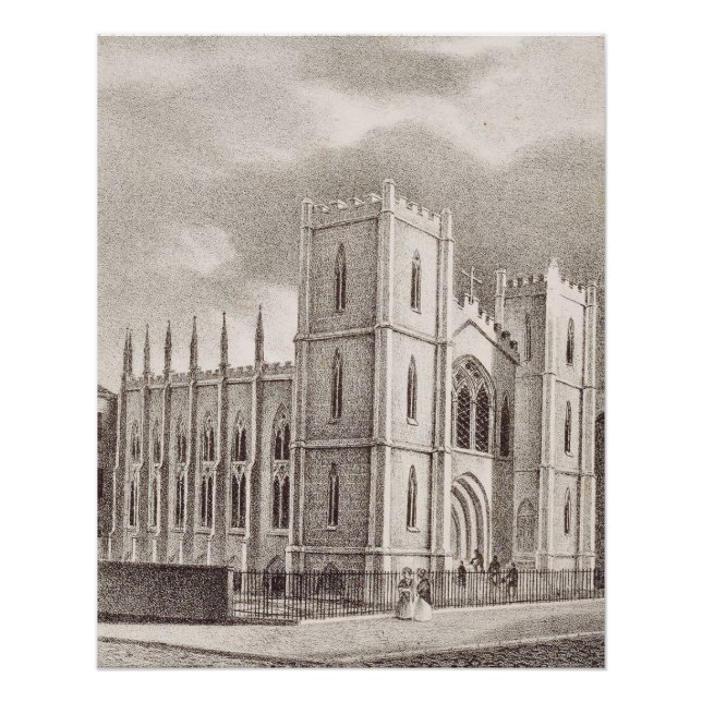 Pôster Igreja Cristã Medieval (Frente)