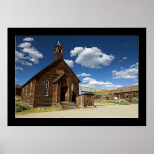 Poster Igreja da cidade fantasma