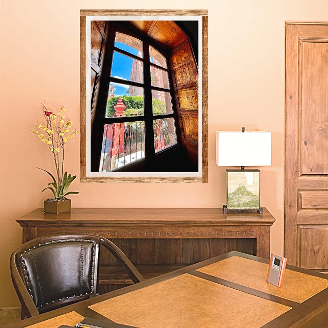 Poster Igreja da Cidade Rústica do México de Balcony (Criador carregado)