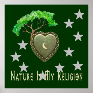 Pôster Igreja da natureza