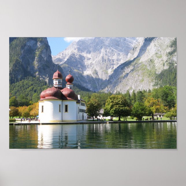 Poster Igreja da Rua Bartolomeu de Königssee (Frente)