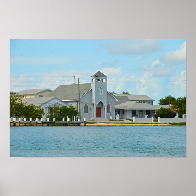 Poster Igreja da Tartaruga Verde, Bahamas (Frente)