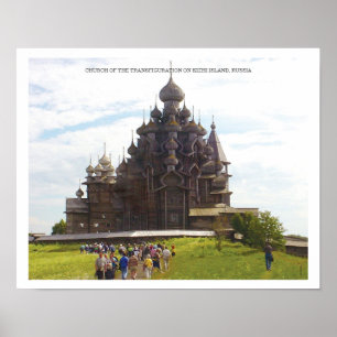 Pôster Igreja da transfiguração/Kizhi/Rússia