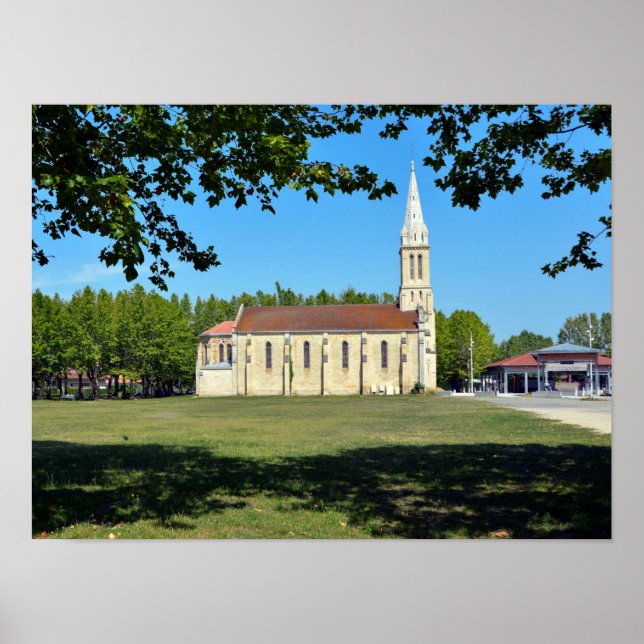 Poster Igreja de Audenge na França (Frente)
