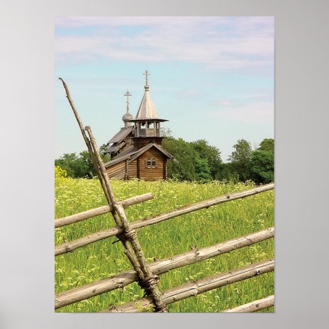 Pôster Igreja de Kizhi Island (Frente)