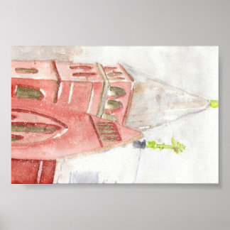 Pôster Igreja de Nicholas Carpatho, Aldeia Oriental, Nova