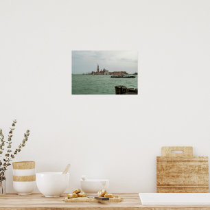 Poster Igreja de San Giorgio Maggiore & Laguna de Veneza