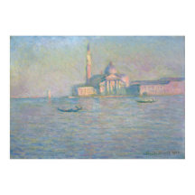 Igreja de San Giorgio Maggiore Veneza por Monet