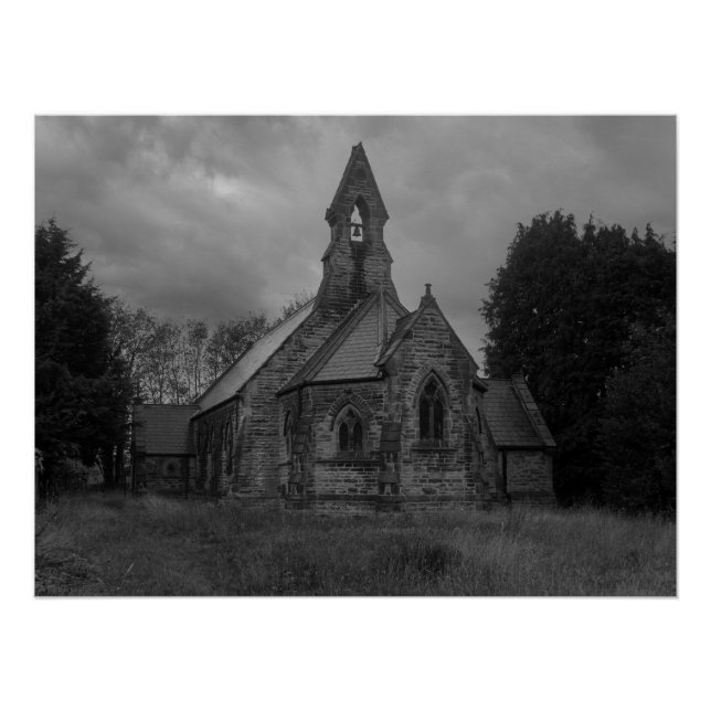 Pôster Igreja de Todos os Santos, Whitley (Frente)