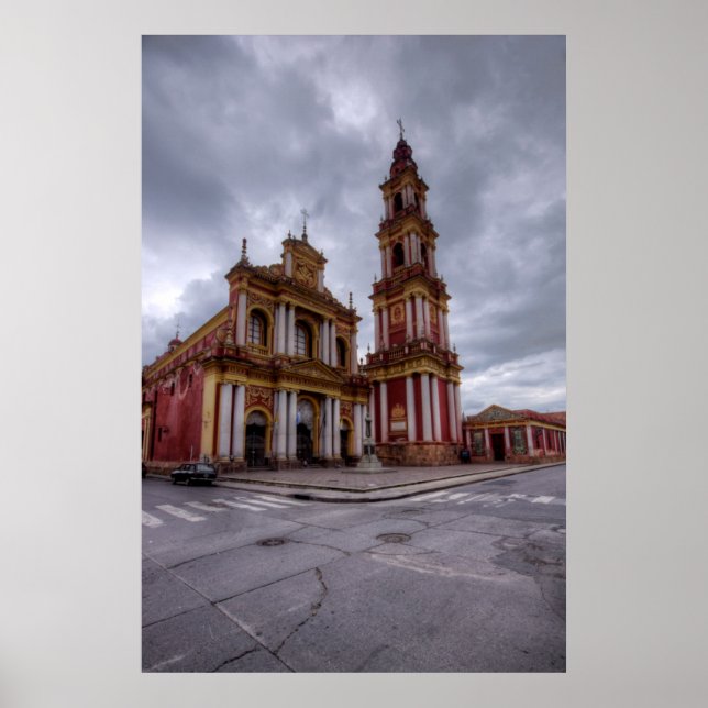 Poster Igreja Do Santo Francis Em Salta (Frente)