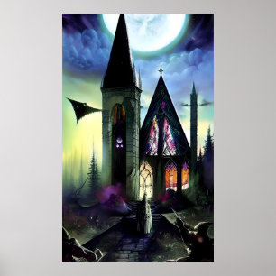 Poster Igreja dos Fantasistas da Floresta Escura