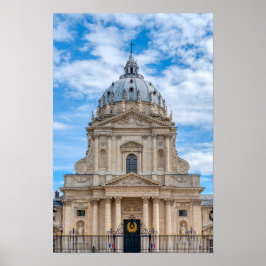 Poster Igreja e Hospital Militar Val-de-Grace em Paris