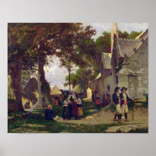 Poster Igreja em Brittany
