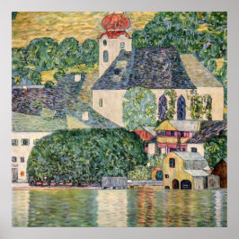 Poster Igreja em Unterach no Attersee por Gustav Klimt