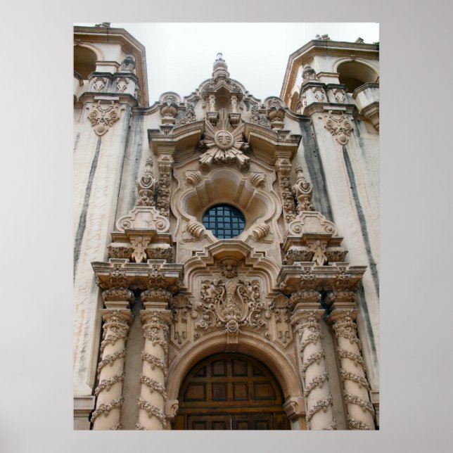 Poster igreja histórica de san diego (Frente)