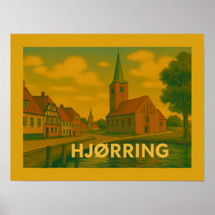 Poster Igreja Hjørring Dinamarca