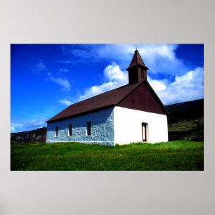 Poster Igreja Missionária, Maui, Havaí