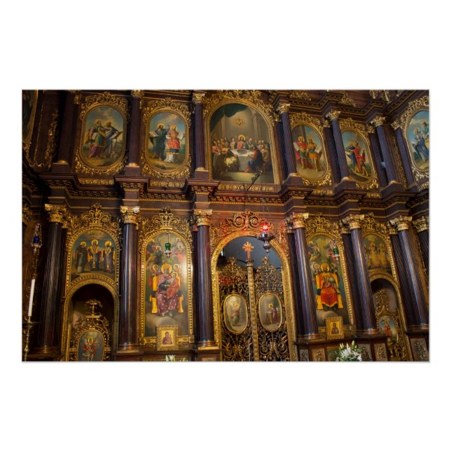 Pôster Igreja Ortodoxa Grega Santa Trindade (Frente)