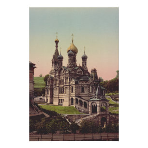 Pôster Igreja Ortodoxa Russa em Moscou