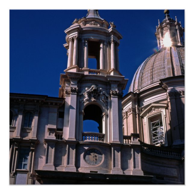 Pôster Igrejas Roma Itália (Frente)